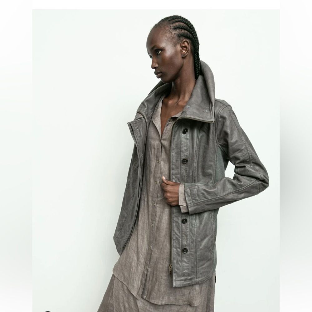 Nicholas K Leather Jacket BROCK JACKET SKU: O-352 SHADOW